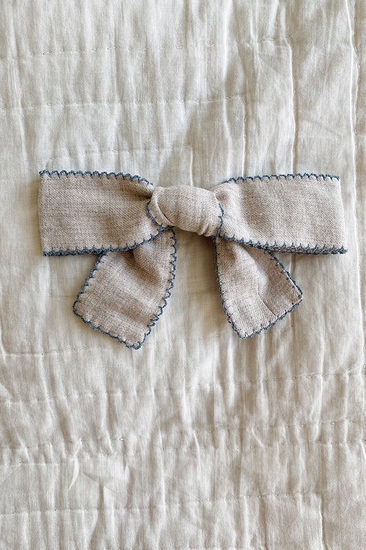 Lalaby - Big hairbow - Birch blue