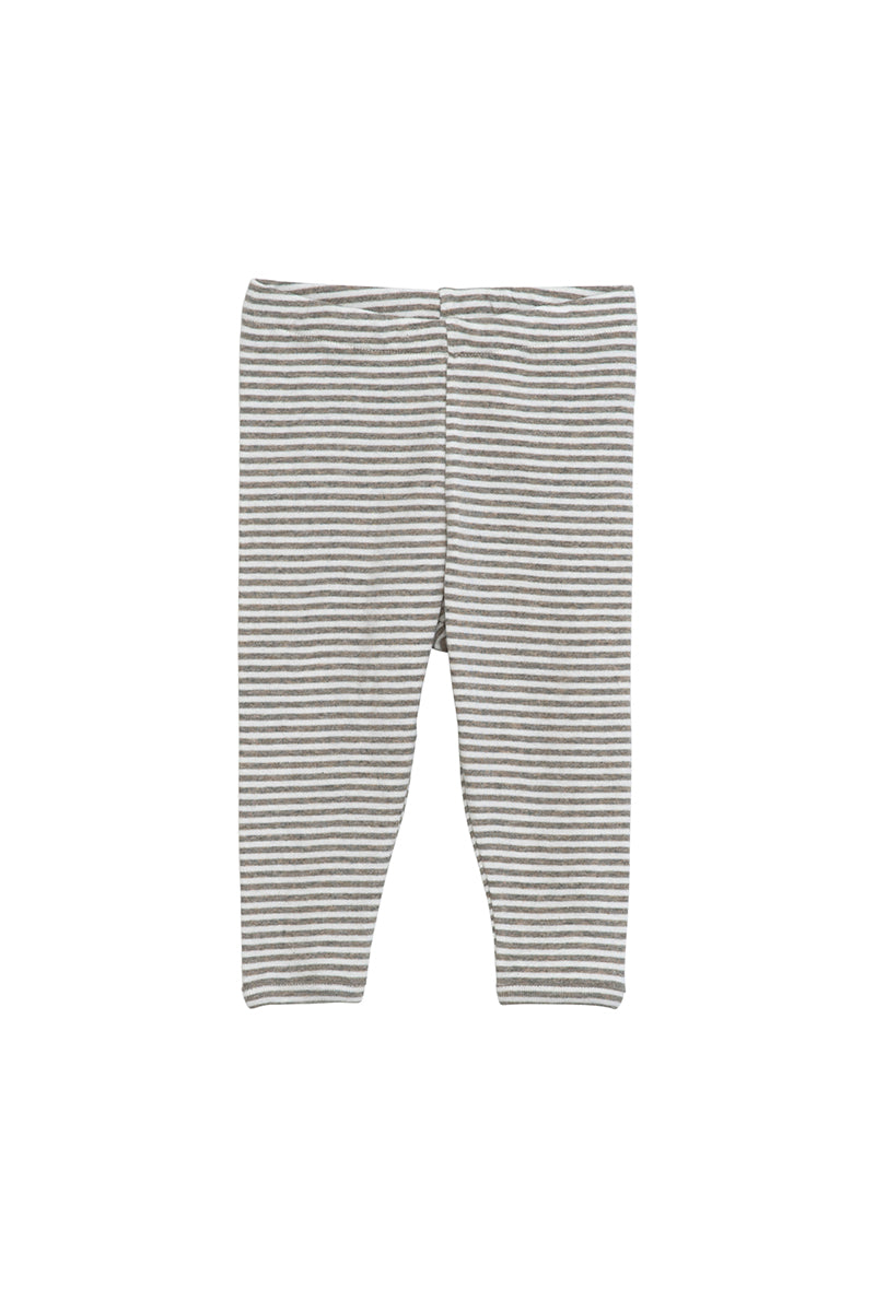 Serendipity - Baby leggings - Taupe/Offwhite